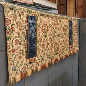Beautiful Antique William Morris Embroidered Altar Frontal with Superfrontal (SOLD)