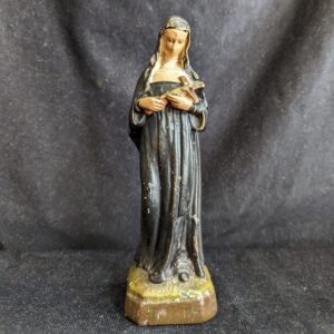 Small Antique French Religious Statue of St Rita (SOLD)