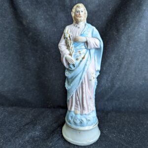 Small French Good Quality Vintage Religious Statue of St Joseph (SOLD)