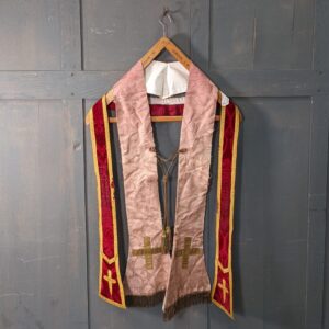 Two Antique Stoles with Bullion Thread & Tassels (SOLD)