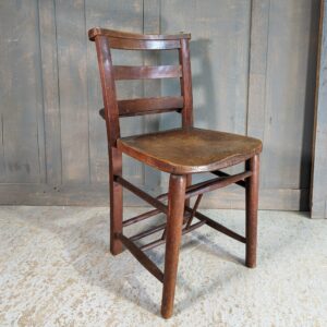 Elm & Beech Antique St Jude on the Hill Church Chapel Chairs (SOLD)
