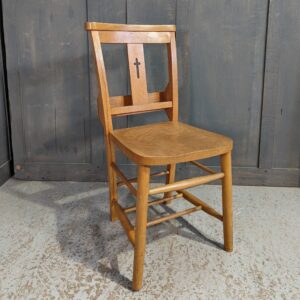 Sturdy Weymouth Crossback Elm & Beech Church Chapel Chairs (SOLD)