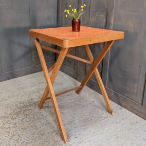 Mid Century Early 1960's Vintage/Retro Folding Side Table with Original Formica Top (SOLD)