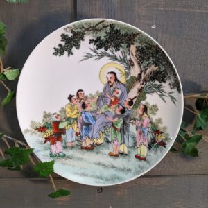 Rare 1960's Vintage Chinese Christ 'Suffer the Little Children' Religious China Plate (SOLD)