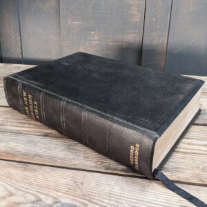 1975 Black Leather Bound Church Lectern Size 'New English Bible' (SOLD)