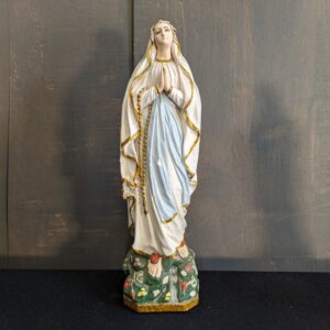 Vintage Religious Statue of Our Lady of Lourdes from Ireland (SOLD)