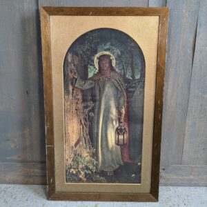 Good Size Good Quality Lithograph of the Light of the World by Holman Hunt (SOLD)