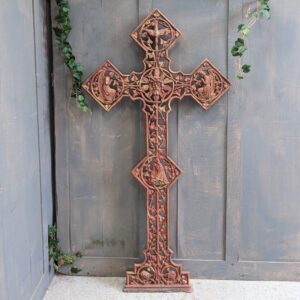 Full Size Reproduction Resin Faux Iron Antique French Cross (SOLD)