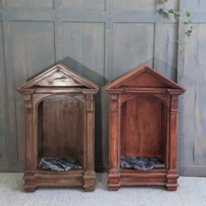 Classical Styled Niches Alcoves with Faux Marble Platforms (SOLD)