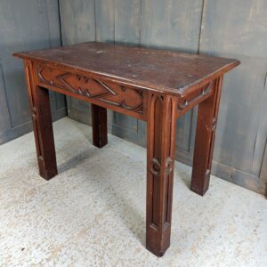 Antique Lady Chapel Gothic Pine Church Altar Table from St Mary's Port Dinorwic (SOLD)