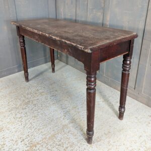 Simple Mid Victorian Antique Mahogany Hall Table from St Mary's Port Dinorwic (SOLD)