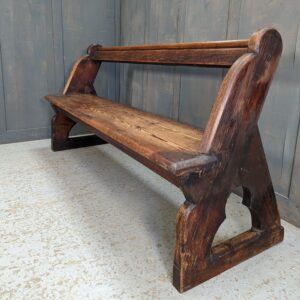 Old 1864 St Columba's London East End Open Back Church Pews Benches (SOLD)