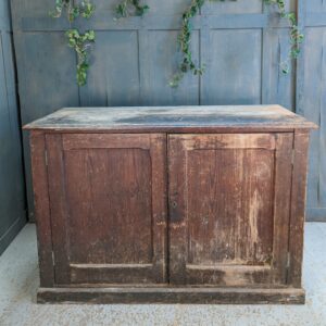 Garage Find Large Ugly & Distressed Victorian Pine Cupboard with Shelves (SOLD)