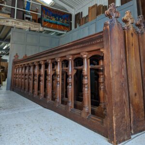 Grand Statement Antique Choir Fronts Panels from St John's Seminary (SOLD)