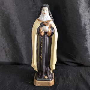 Small Sweet Vintage Porcelain Religious Statue of St Rita (SOLD)