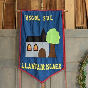 Simple Welsh Processional Sunday School Church Banner (SOLD)