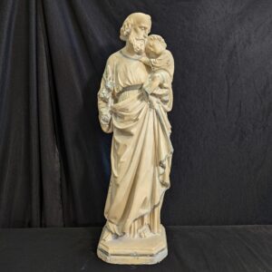 Medium to Large Antique Irish Religious Statue of St Joseph & Child (SOLD)