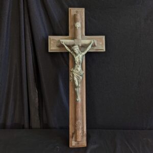 Rusty & Dusty French House Clearance Large Crucifix (SOLD)