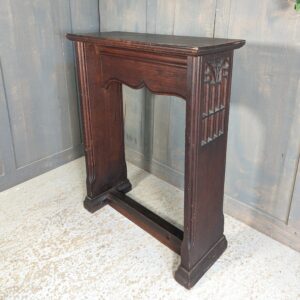 Preston Antique Gothic Dark Oak Credence Table (SOLD)
