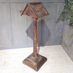 Remarkable & Striking Antique Carved Oak 'Tree of Life' Church Lectern with Eagle 1900's SALE (SOLD)