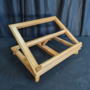 Contemporary Adjustable Hardwood Missal Stand Table Lectern Book Rest (SOLD)