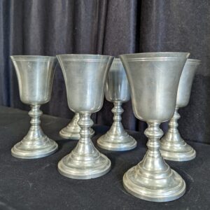 Six Non-Conformist Church Chalices for Communion Wine (SOLD)