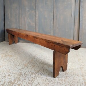 Waxed & Polished Vintage Children's Sunday School Bench (SOLD)
