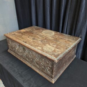 18th Century Carved Oak Antique Bible Box (SOLD)