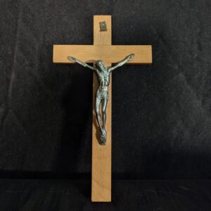 Small Modern Hardwood Wall Crucifix (SOLD)