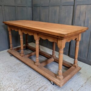 Large Medium Coloured Oak 17th Century Style Altar from Christ Church Cathedral Oxford (SOLD)