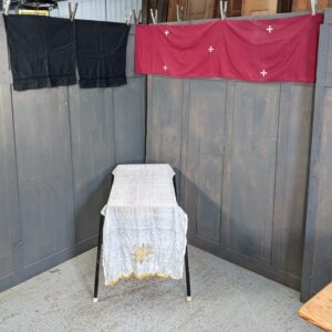 Four Different Coloured Church Coverings Cloths Frontals JOB LOT (SOLD)