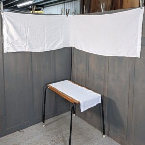 Two White Plain Altar/Communion Table Cotton Cloths (SOLD)