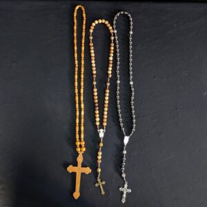 Mixed Selection of Large Beaded Rosaries (SOLD)