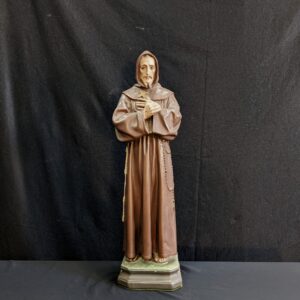 Classic Older Style Religious Statue of St Francis of Assisi (SOLD)