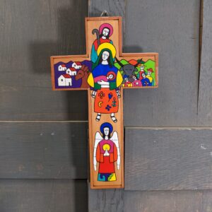 Multicoloured South American Hanging Wall Cross (SOLD)