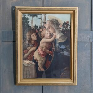 'Madonna & Child with St John the Baptist' by S Botticelli Framed Print (SOLD)