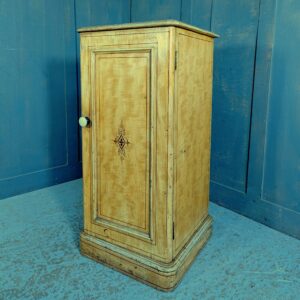 Antique Hand Painted Victorian Pine Bedside Cabinet (SOLD)