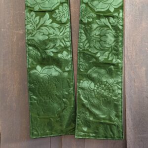 Attractive Verdant Green 'Duncans' Silk Damask Stole (SOLD)