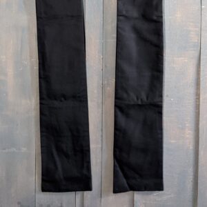 Contemporary Black Plain Stole (SOLD)