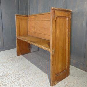 Fenny Compton 1830's Original Painted Pine Country Church Gallery Pews Benches (SOLD)