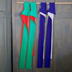 Set of 4 Reversible Contemporary Nylon Stoles (SOLD)