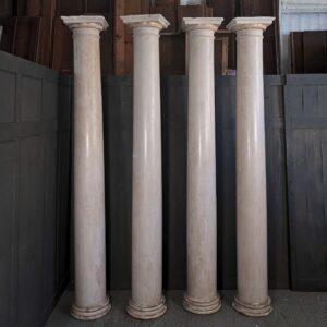 Set of 4 Architectural Classical Antiquity Plaster Pillars 'After the Antique' (SOLD)