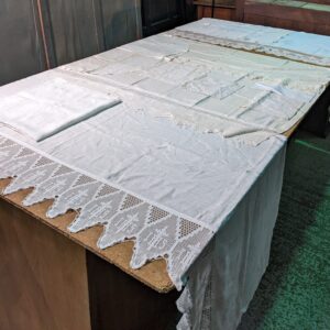 Big Bumper Pack of Altar Cloths Frontals & White Cotton Lacework (SOLD)