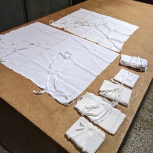 Collection of 7 Church Amices in Variable Condition (SOLD)