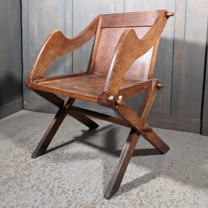 Plain Oak Antique Glastonbury Chair from Sparkhill Methodist Church (SOLD)