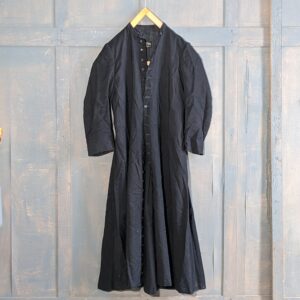 Old School Vintage Black 'Vanheems' Button Cassock (SOLD)