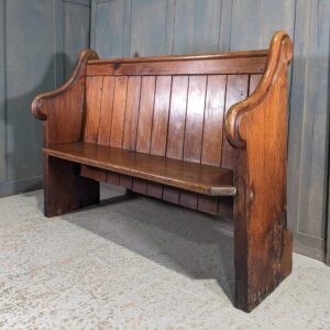 Harleston URC 1890's Pitch Pine High Back Gallery Church Chapel Pews Benches (SOLD)