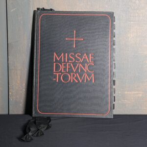 Modernist Design 'Missae Defunctorum' Masses of the Dead Vintage Belgian Hardback (SOLD)