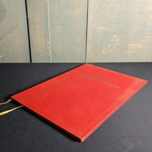 Sanctissimi Sacramenti Vintage Order of the Holy Week in Latin Red Hardback Book (SOLD)
