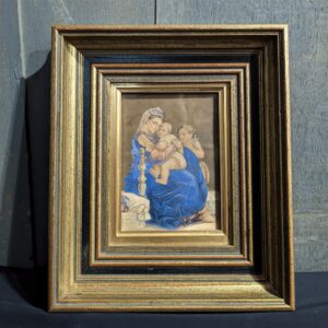 Handpainted Watercolour Copy of The Holy Family by Raphael from the Convent of Our Lady of Good Counsel (SOLD)